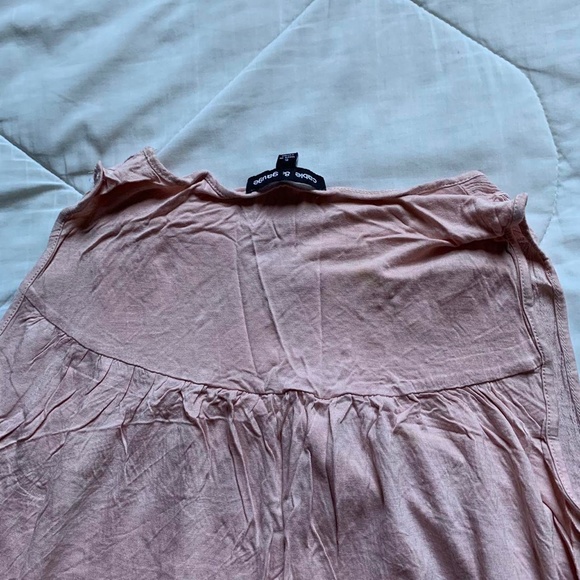 Cable & Gauge women's blush pink tank top with embroidered detail, size small - Picture 4 of 4